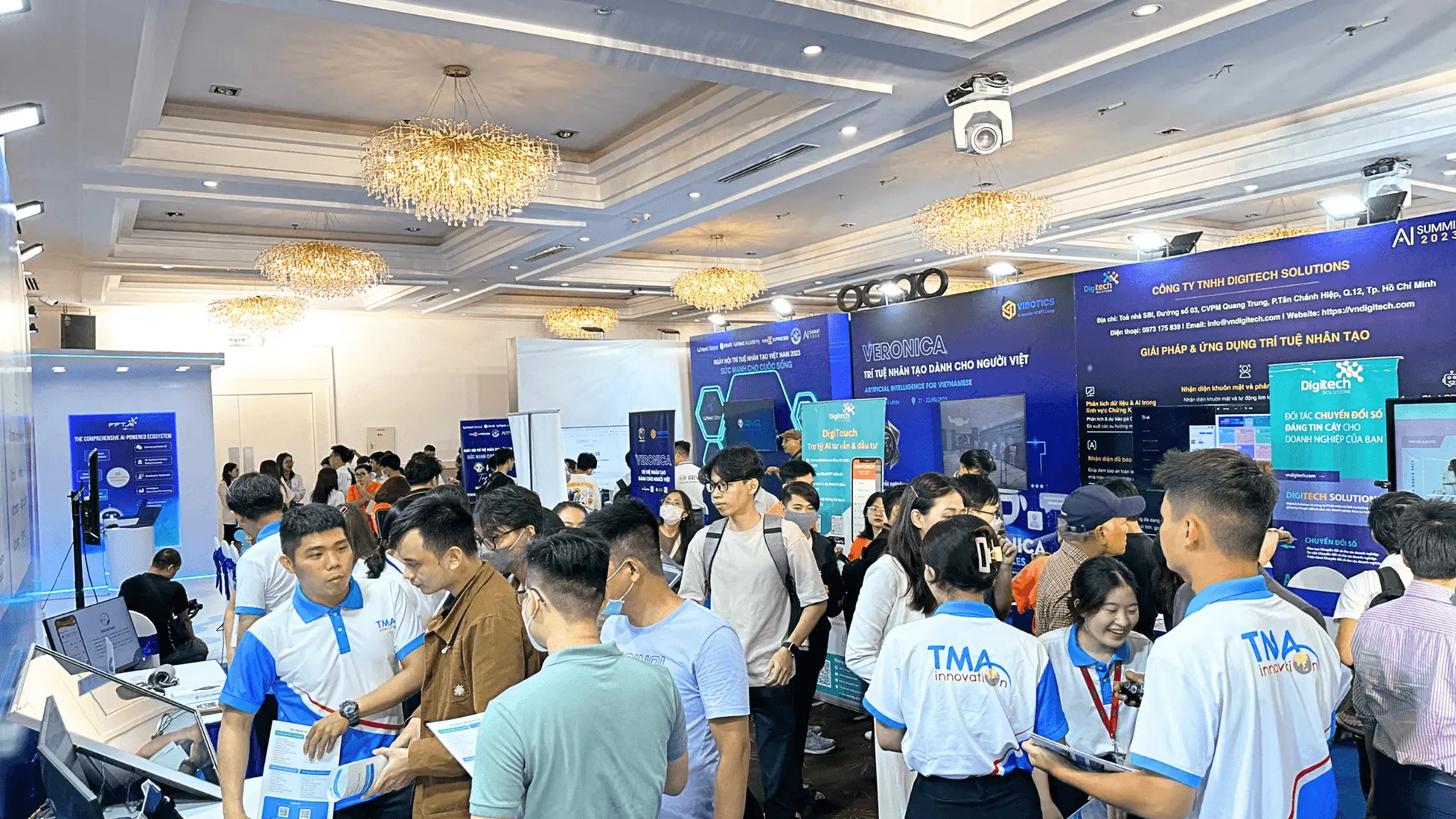 TMA Innovation drew hundreds of enthusiasts at Vietnam Artificial Intelligence Day (AI4VN 2023)