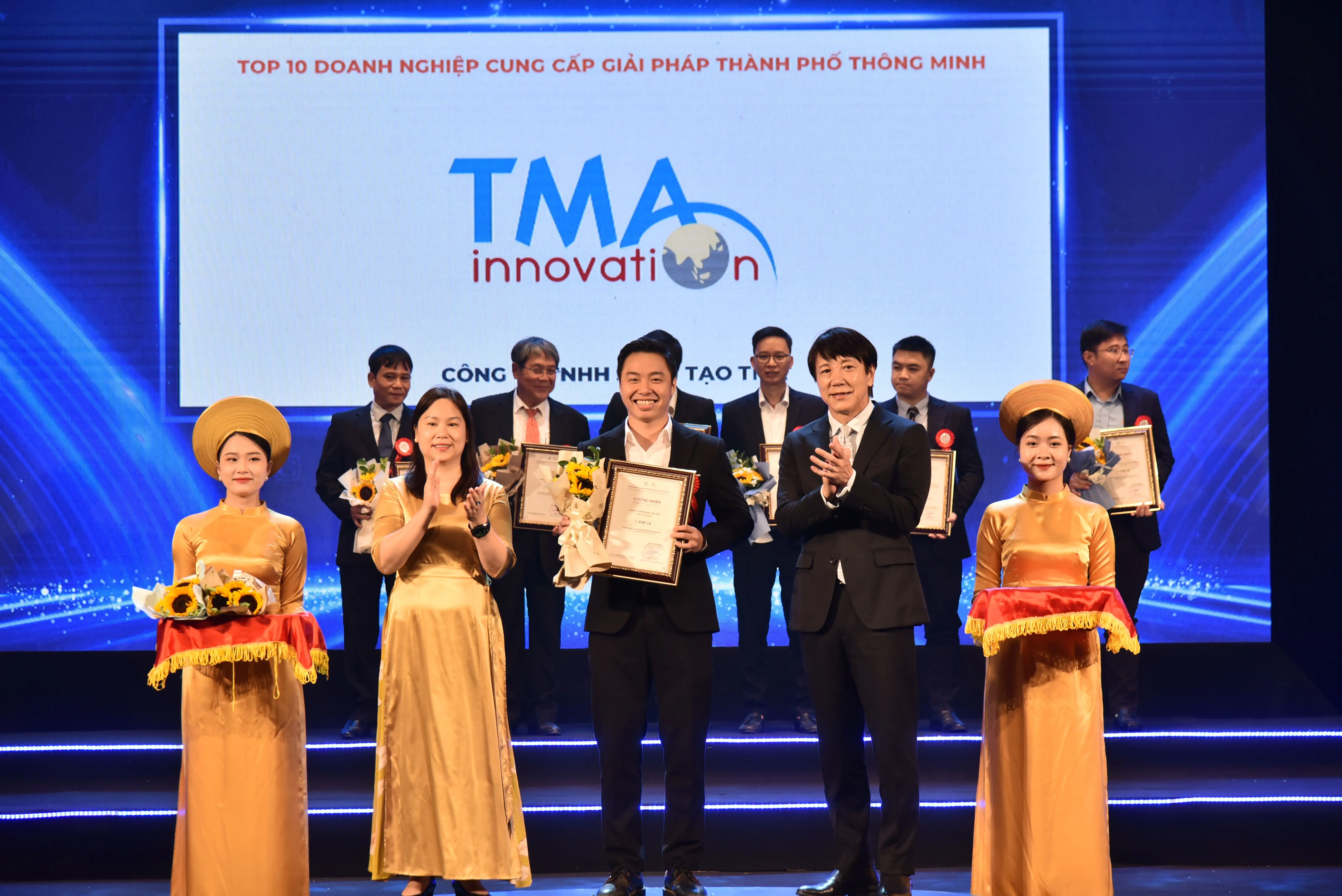 TMA Innovation is proud to be honored at "Top 10 Digital Technology Enterprises in Vietnam 2023"